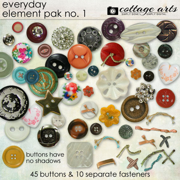 Everyday Element Pak 1 - Buttons