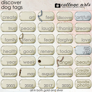Discover Dog Tags