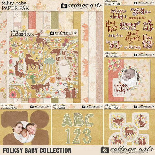 Folksy Baby Paper Pak