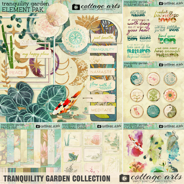 Tranquility Garden Journal Cards