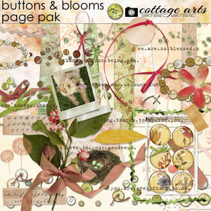 Buttons & Blooms Page Pak
