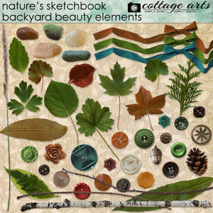 Nature's Sketchbook Backyard Beauty Elements