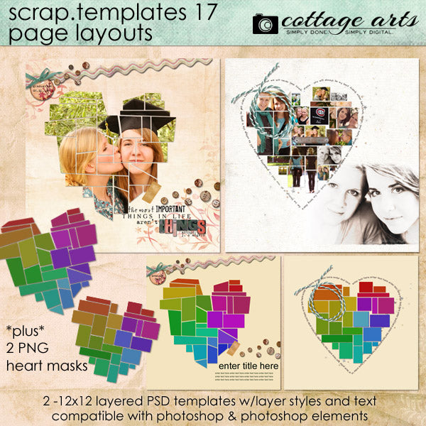 Scrap Templates 17 - Page Layouts