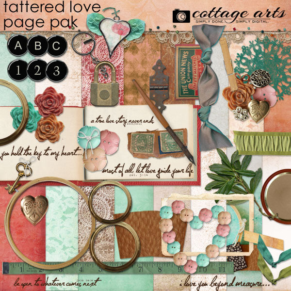 Tattered Love Page Pak