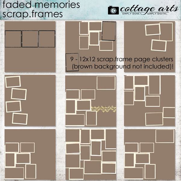 Faded Memories Element / Scrap.Frame Pak