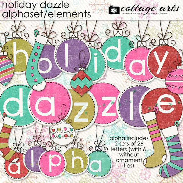 Holiday Dazzle AlphaSet & Element Pak