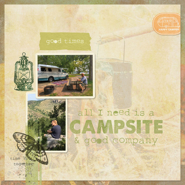 Camp Life Click.Stamps