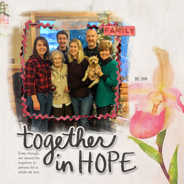 Together in Hope Scrap.Words