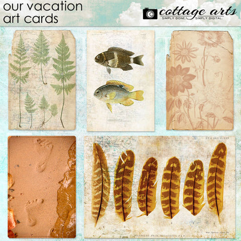 Our Vacation Art Cards