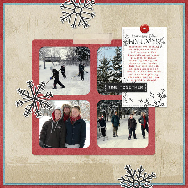 Winter Joy Journal Cards