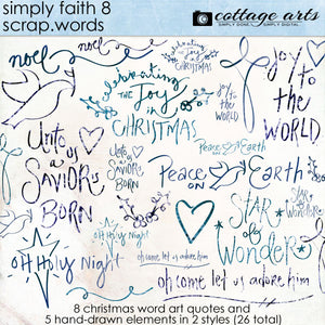 Simply Faith 8 Scrap.Words