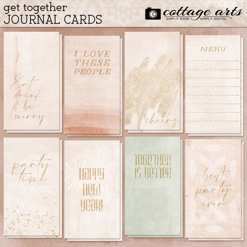 Get Together Journal Cards
