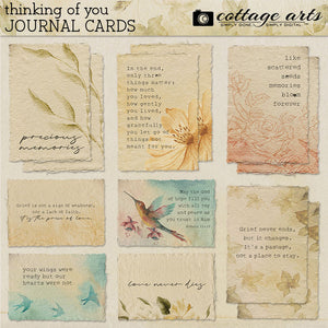 Thinking of You Journal Cards