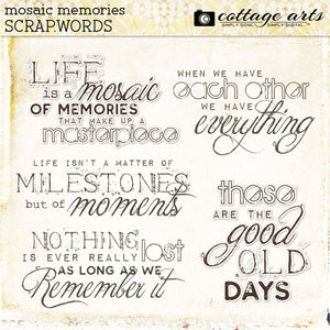 Mosaic Memories Scrap.Words