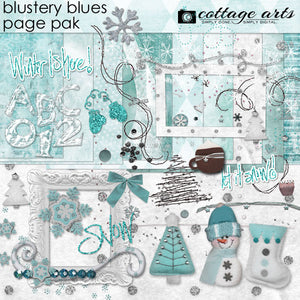 Blustery Blues Page Pak