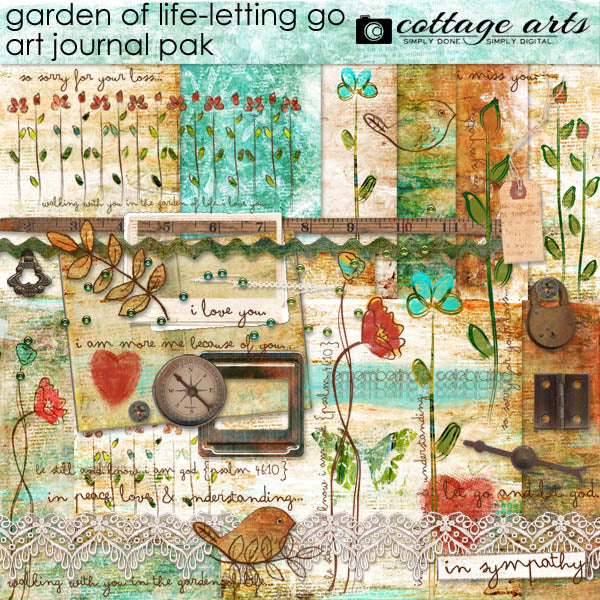 Garden of Life - Letting Go Art Journal Pak