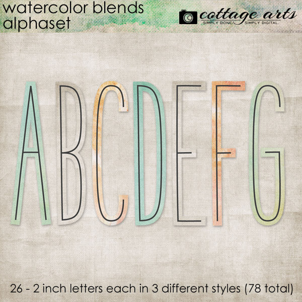 Watercolor Blends AlphaSets