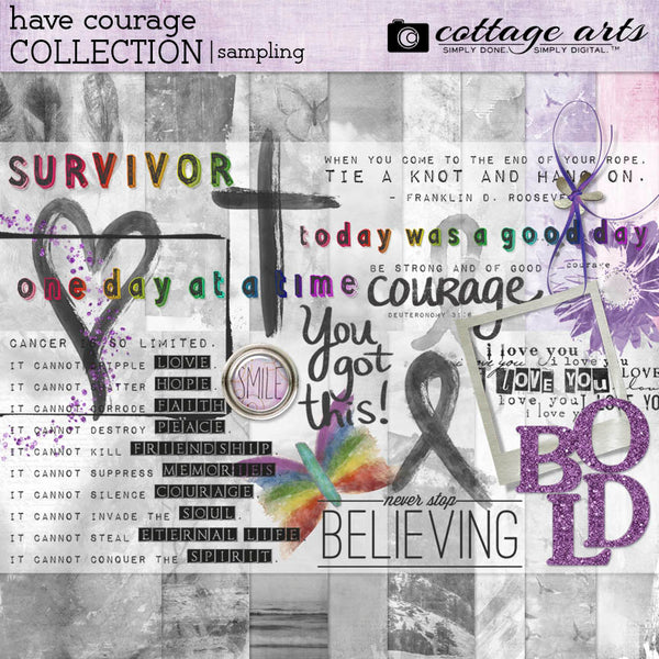 Have Courage Scrap.Words 1