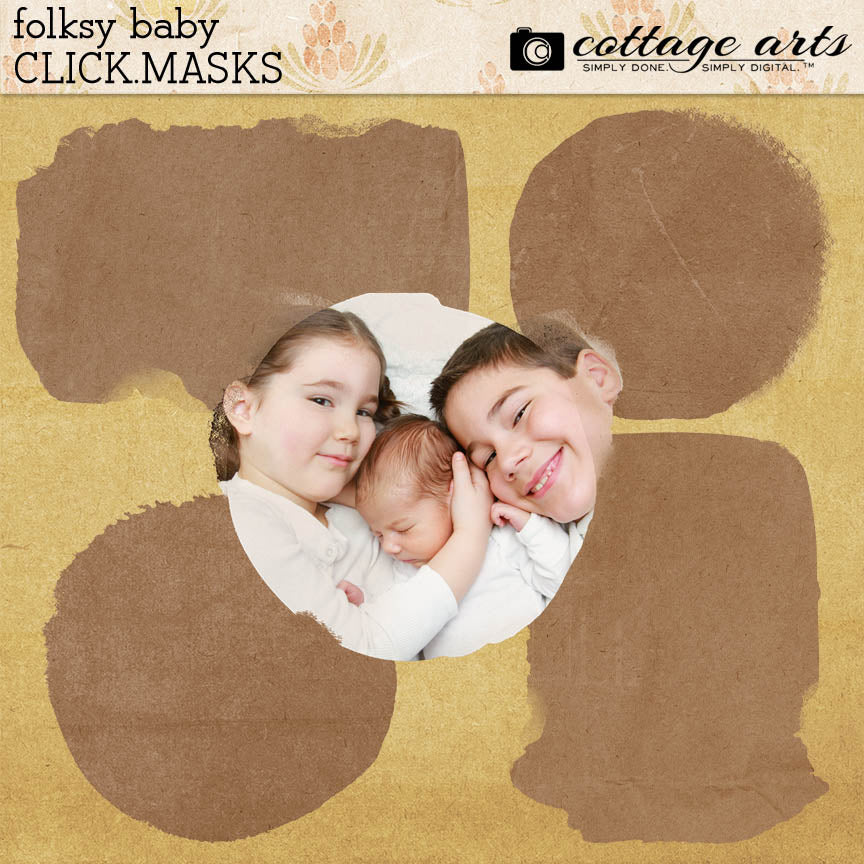 Folksy Baby Click.Masks