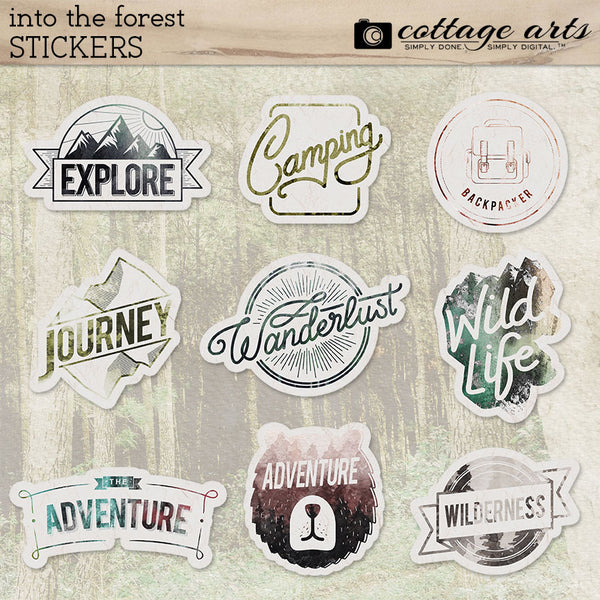 Into the Forest Stickers