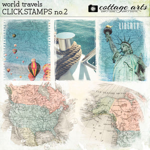 World Travels Click.Stamps 2
