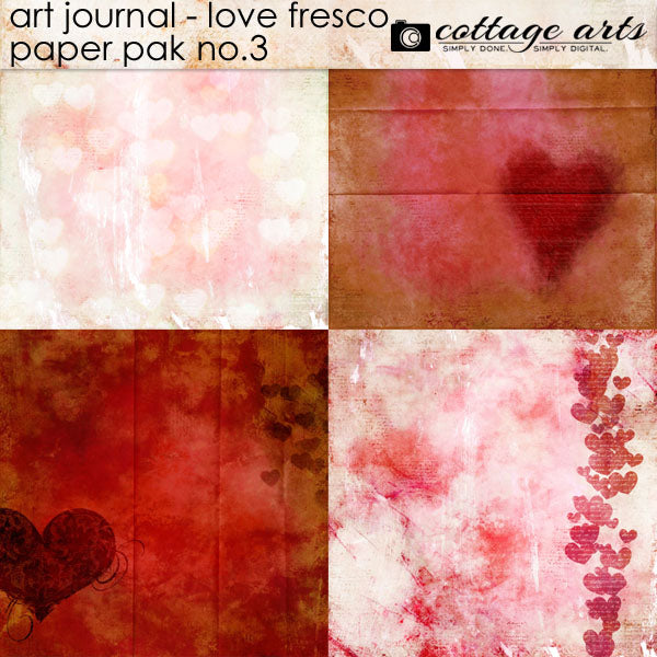 Art Journal - Love Fresco 3 Paper Pak