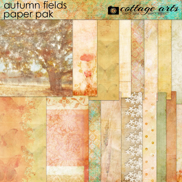 Autumn Fields Paper Pak