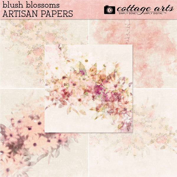 Blush Blossoms Artisan Papers