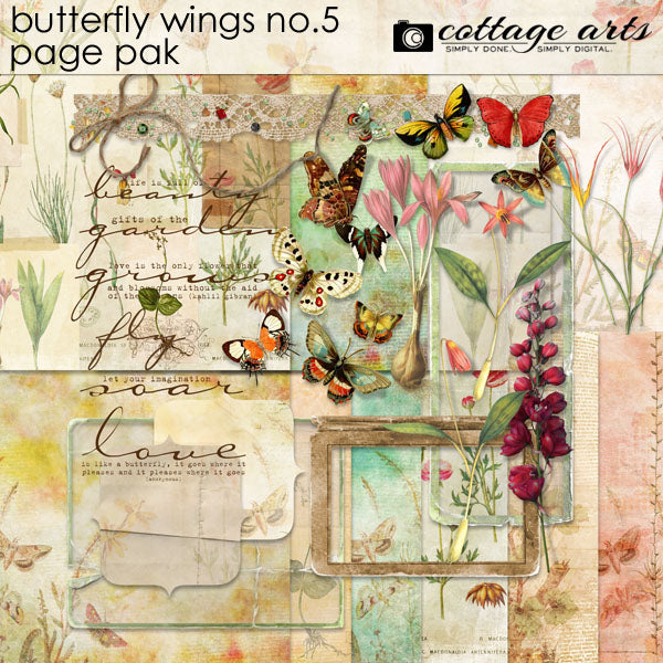 Butterfly Wings 5 Page Pak