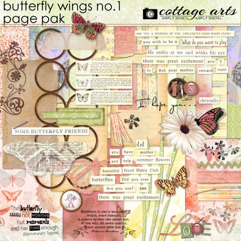Butterfly Wings 1 Page Pak
