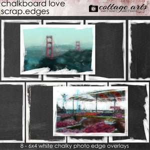 Chalkboard Love Scrap.Edges