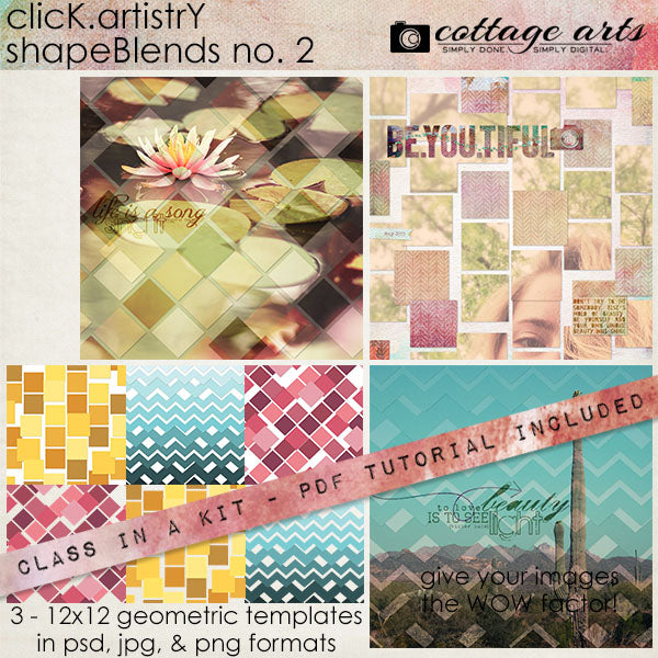 CLASS-IN-A-KIT: Click.Artistry ShapeBlends 2