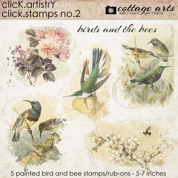 Click.Artistry Click.Stamps 2 - Birds and the Bees
