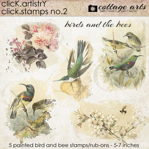 Click.Artistry Click.Stamps 2 - Birds and the Bees