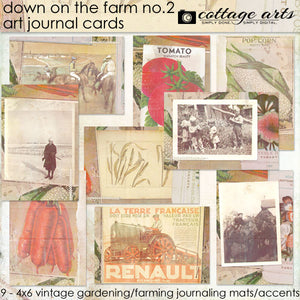 Down on the Farm 2 Art Journal Cards