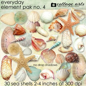 Everyday Element Pak 4 - Sea Shells