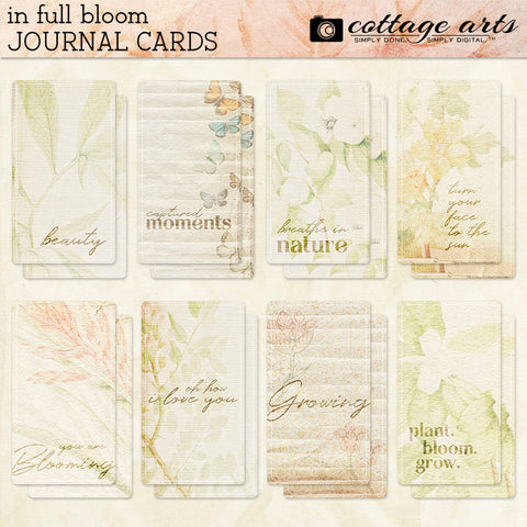 In Full Bloom Journal Cards