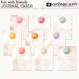 Fun with Friends Journal Cards