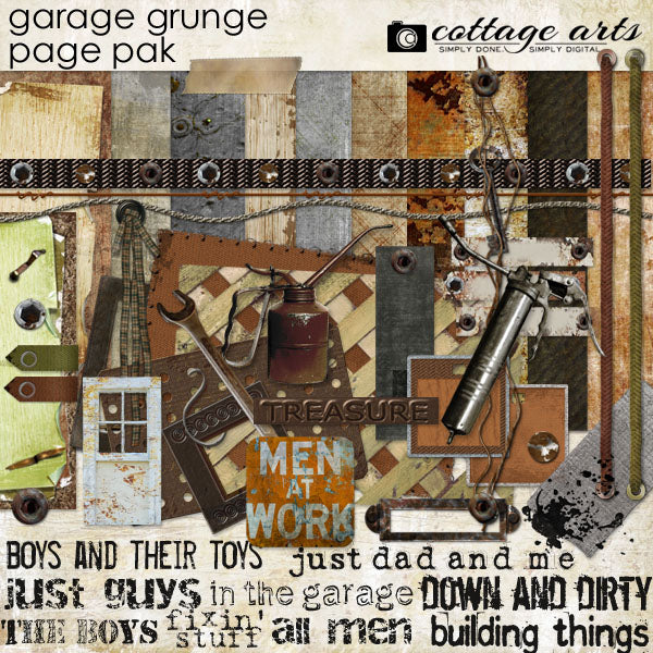 Garage Grunge Page Pak
