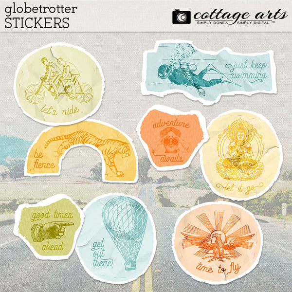 Globetrotter Stickers