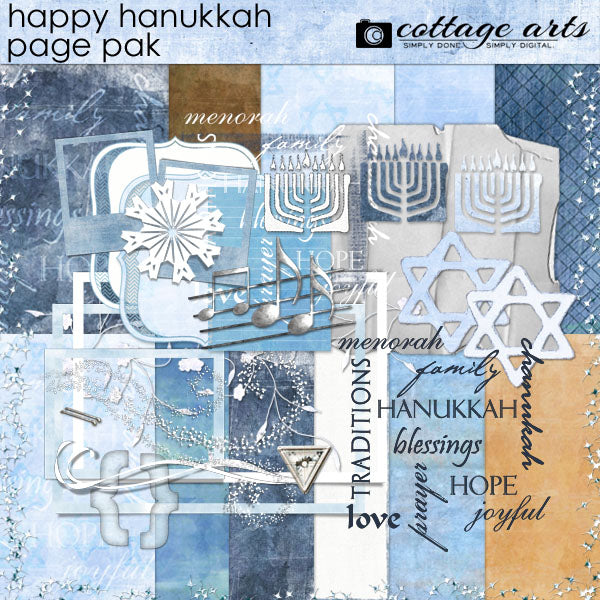 Happy Hanukkah Page Pak