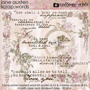 Jane Austen Scrap.Words