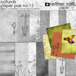 Naturals 12 Paper Pak