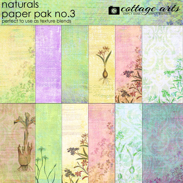 Naturals 3 Paper Pak