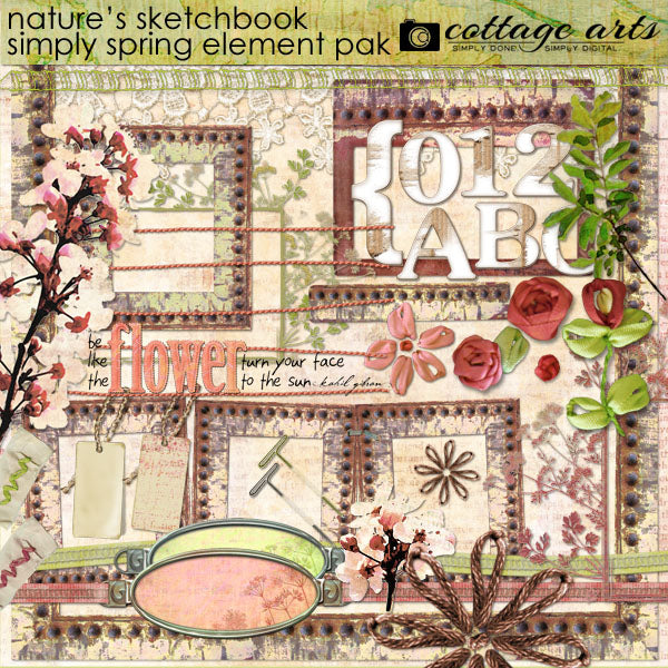 Nature's Sketchbook Element Pak 3 - Simply Spring