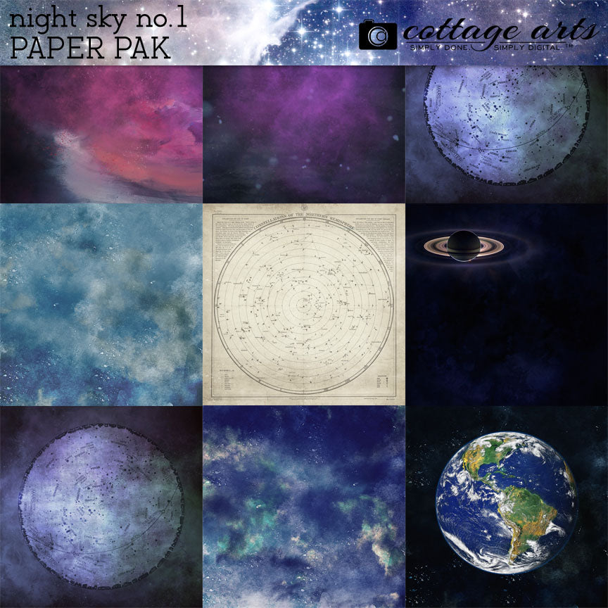 Night Sky Paper Pak 1