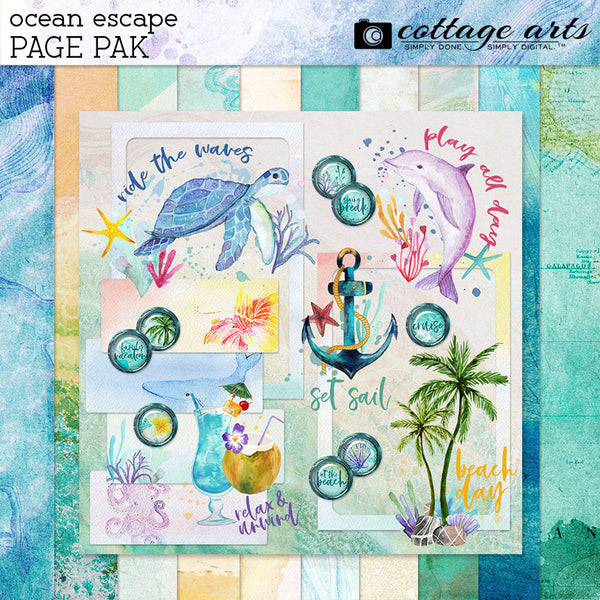 Ocean Escape Page Pak