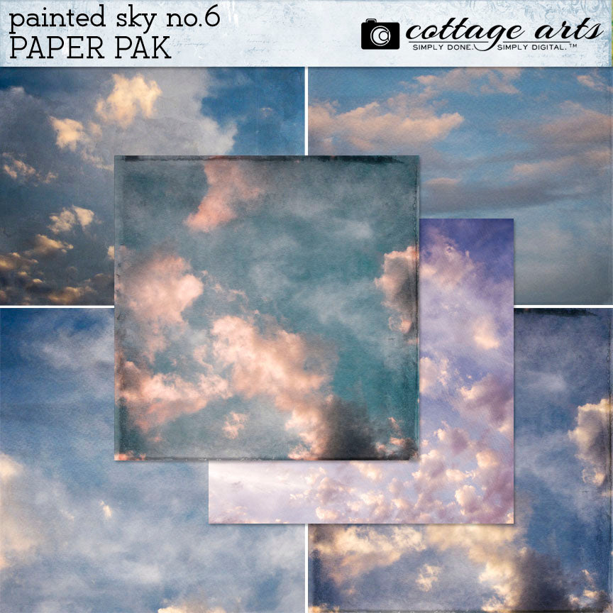 Painted Sky 6 Paper Pak