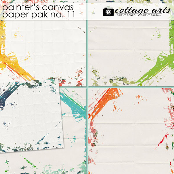 Painter's Canvas 11 Paper Pak