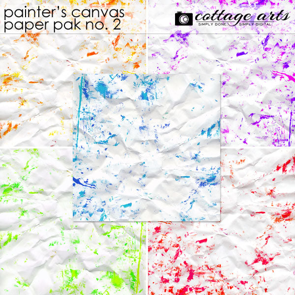 Painter's Canvas 2 Paper Pak